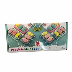 Popsicle Mold Set, Non Toxic, Food Safe, Easy to use, Cute Shaped